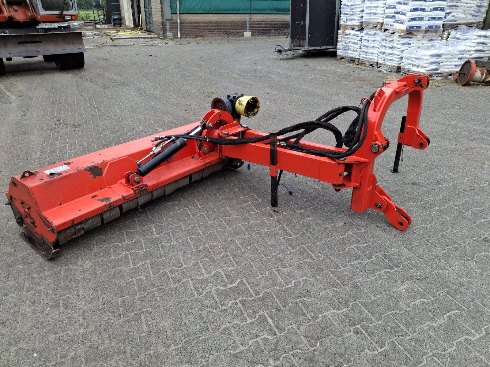 boxer klepelmaaier met defect, Ophalen, Gebruikt