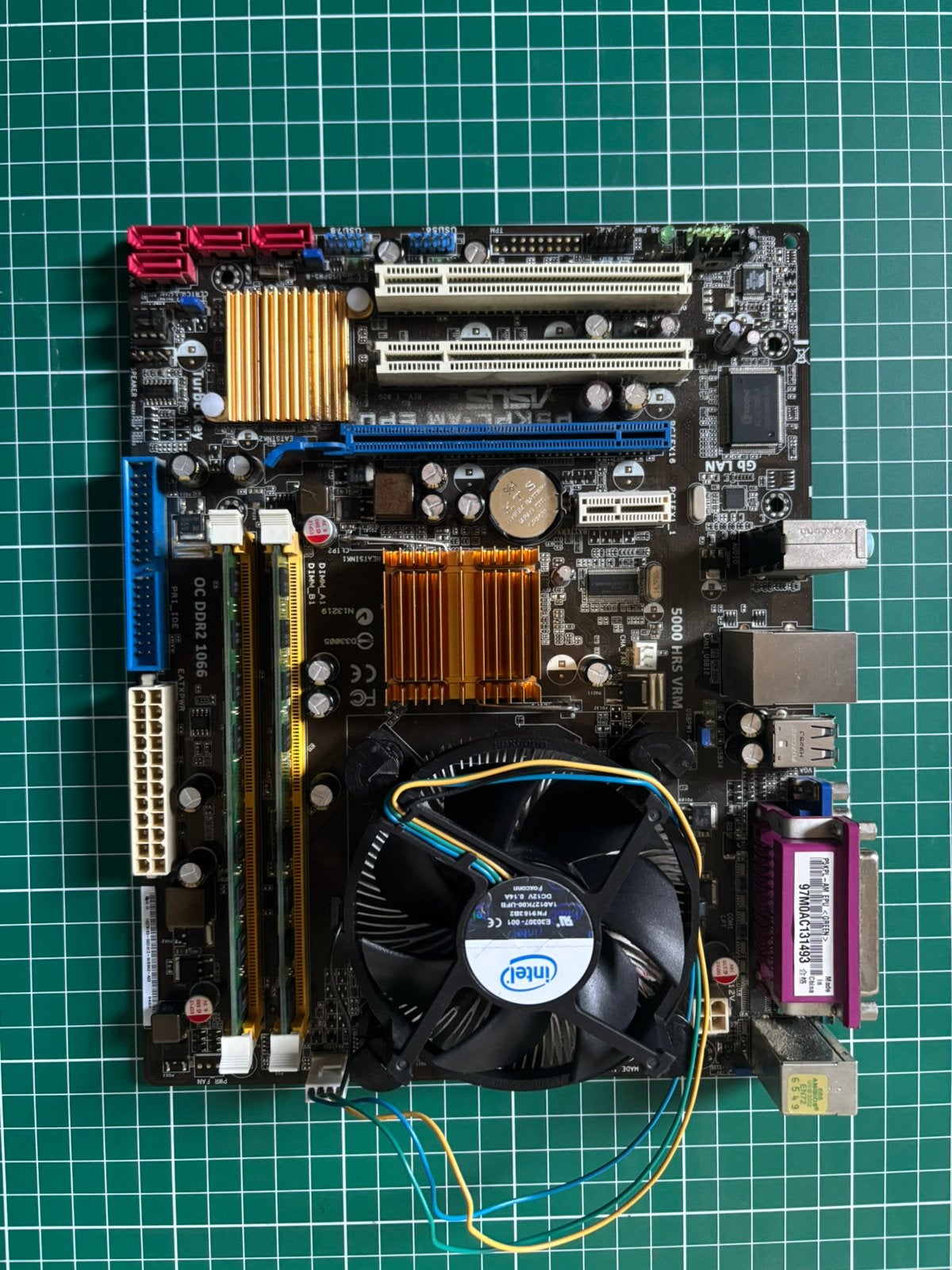 Asus p5kpl-am, Computers en Software, Ophalen of Verzenden, Gebruikt