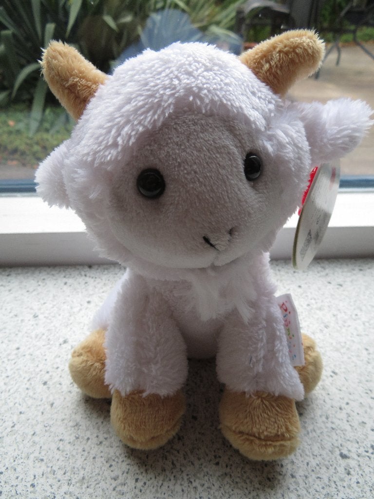Schaapje of schaap ram merk Pippins Keel Toys, Overige typen, Ophalen of Verzenden, Wit, Wasbaar