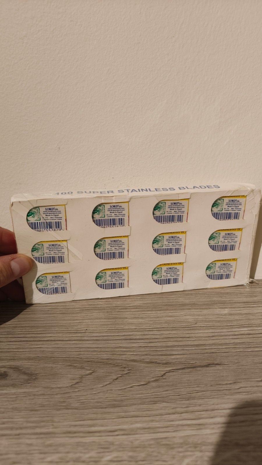 Lord Shark Scheermesjes - 100 Super Stainless Blades, Verzenden, Nieuw, Overige typen