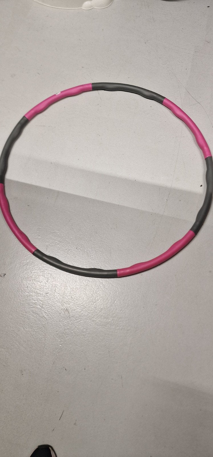 Hoelahoep - Roze en Grijs, Ophalen of Verzenden, Gebruikt, Hoelahoep