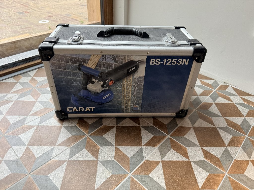 Carat BS-1253N Betonschuurmachine Betonslijper met kofer, Ophalen of Verzenden, Gebruikt, 1200 watt of meer, Overige typen