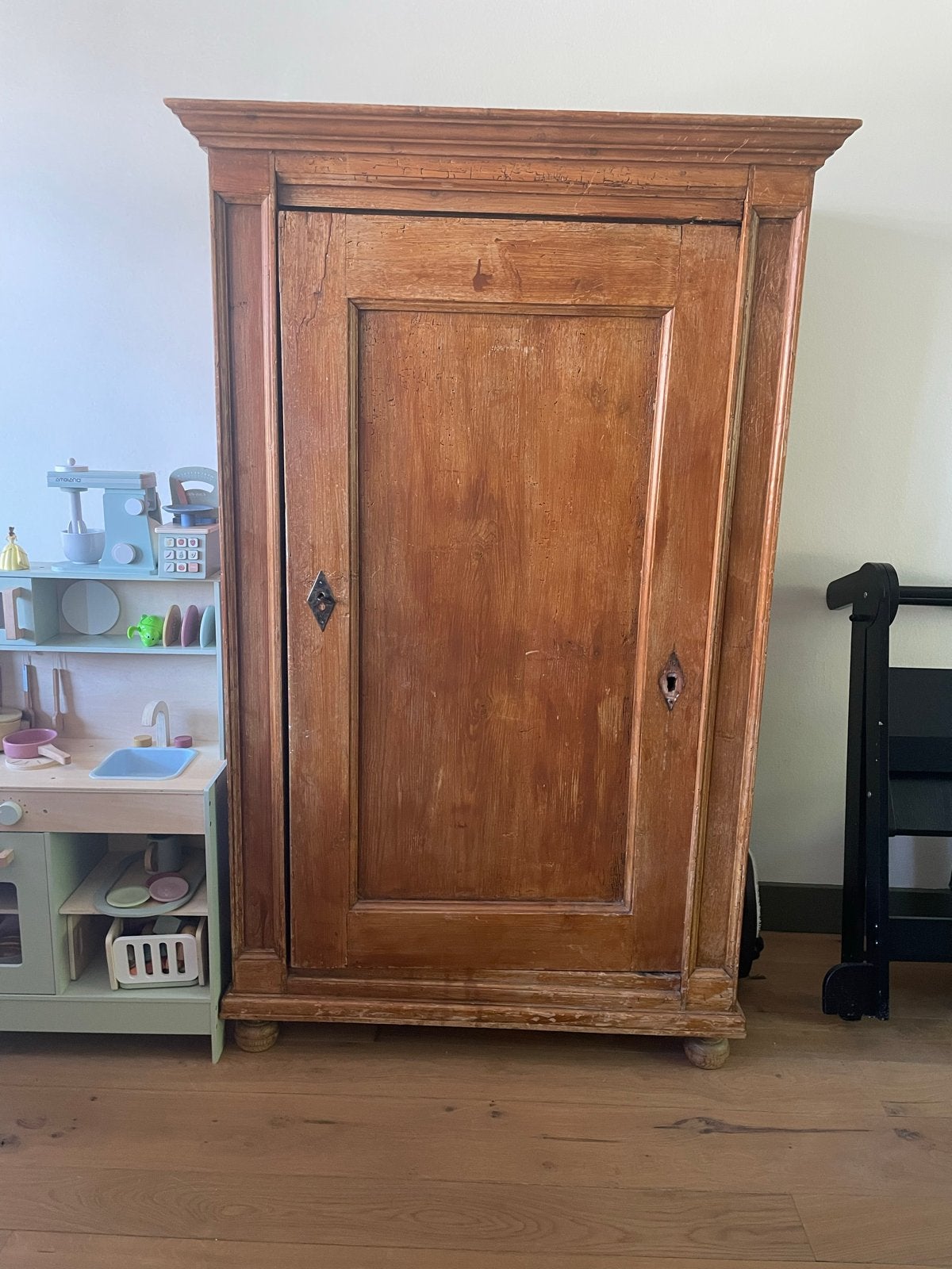 Teak houten kast - H167 x B105 x D55cm, Ophalen