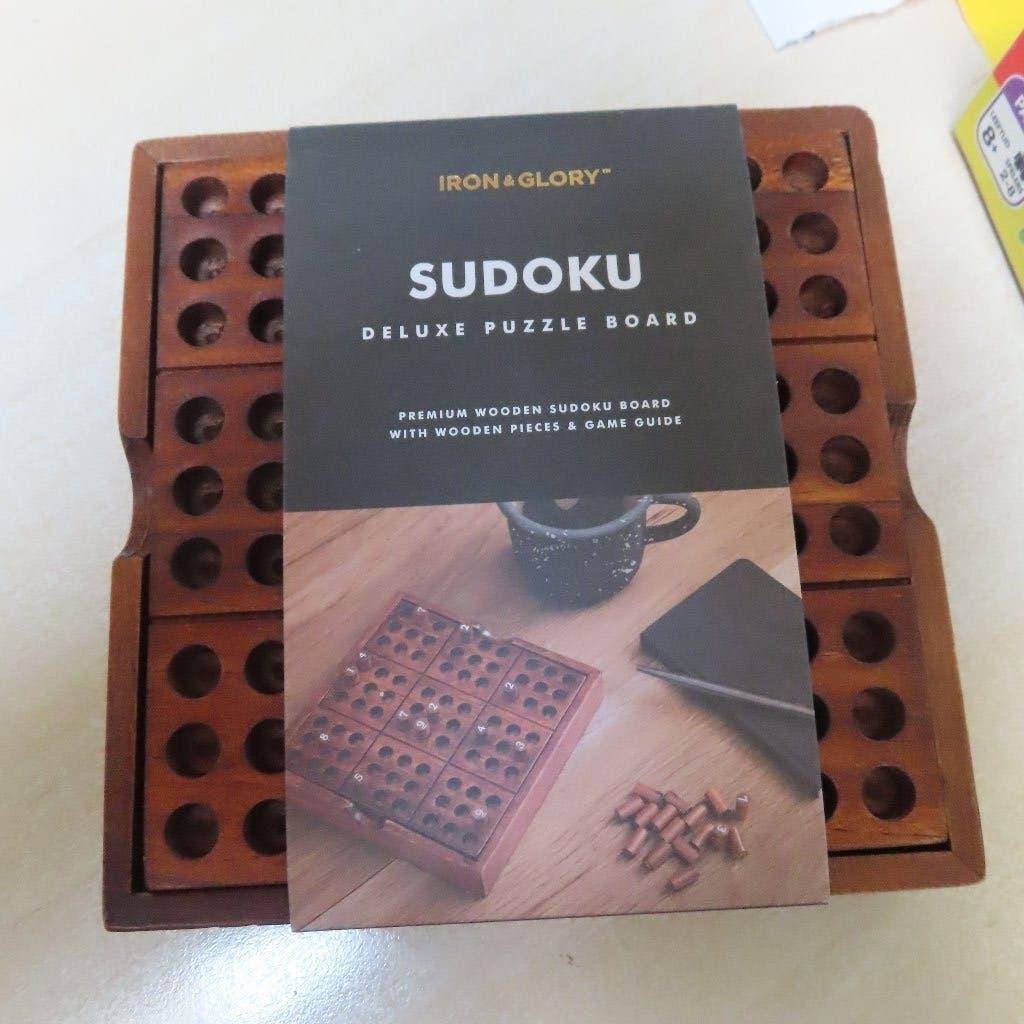 sudoku spel van hout Dudoku deluxe puzzle board alles hout!, Ophalen of Verzenden, Minder dan 500 stukjes, Nieuw, Overige typen