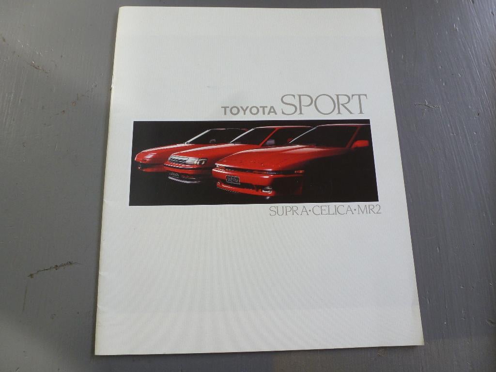 Toyota folder Nederlands Supra Celica MR2, Ophalen of Verzenden, Zo goed als nieuw, Overige merken