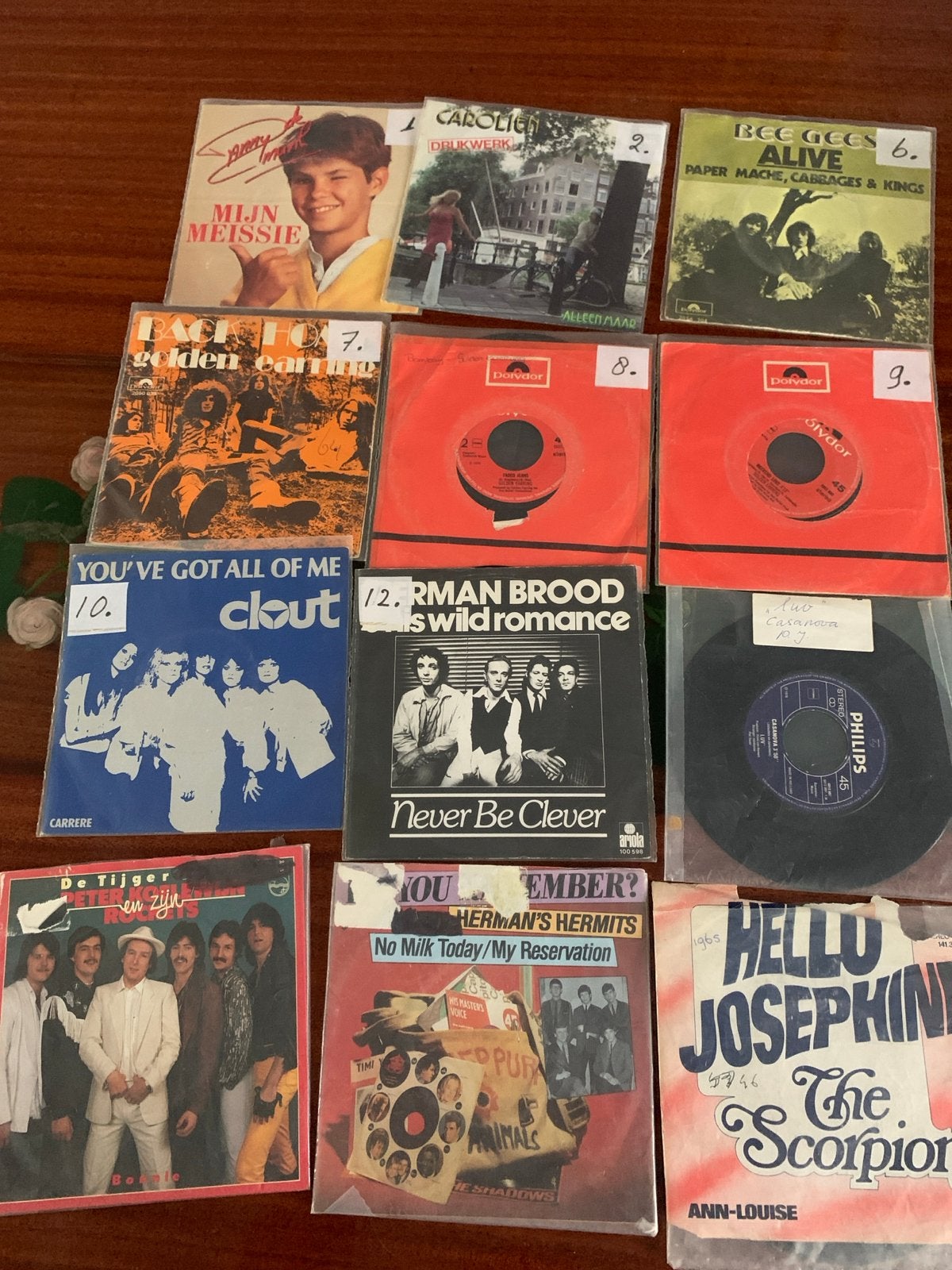 Diverse 7 inch vinyl singles - Pop, Rock, Nederlandstalig, Gebruikt, 7 inch, Ophalen of Verzenden, Pop