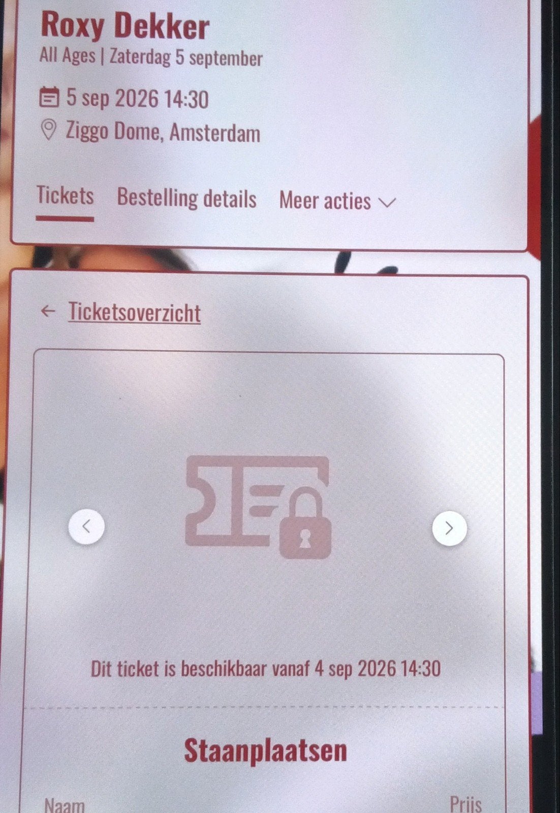 Staplaats Roxy Dekker, Telecommunicatie, Mobiele telefoons | Hoesjes en Frontjes | Apple iPhone, Ophalen of Verzenden, Nieuw, Rood