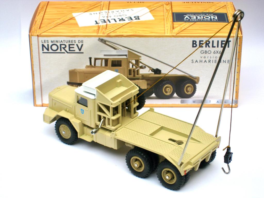 Berliet GBO 6x6 Saharienne takelwagen Norev Classics 1:43, Hobby en Vrije tijd, Modelauto's | 1:43, Ophalen of Verzenden, Nieuw