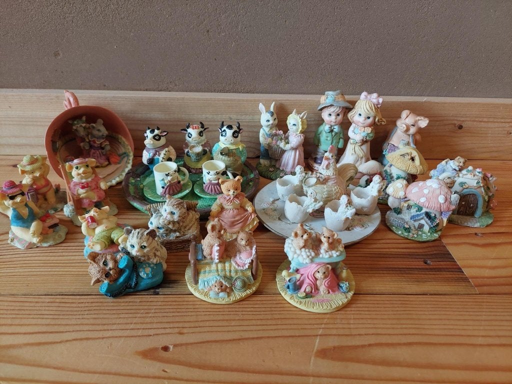 Verzameling polystone beeldjes, jaren 90, Ophalen of Verzenden, Zo goed als nieuw, Fantasy