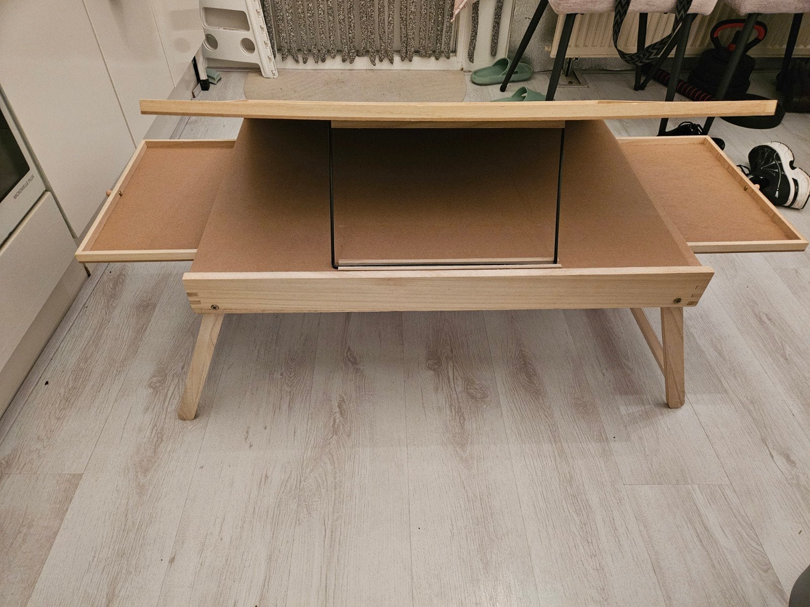 Puzzeltafel met uitklapbare poten - Zo goed als nieuw, Ophalen