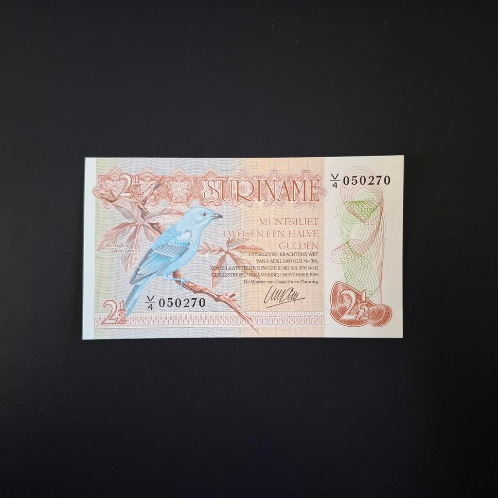 2 1/2 gulden Suriname #039, Verzenden, Zuid-Amerika, Los biljet