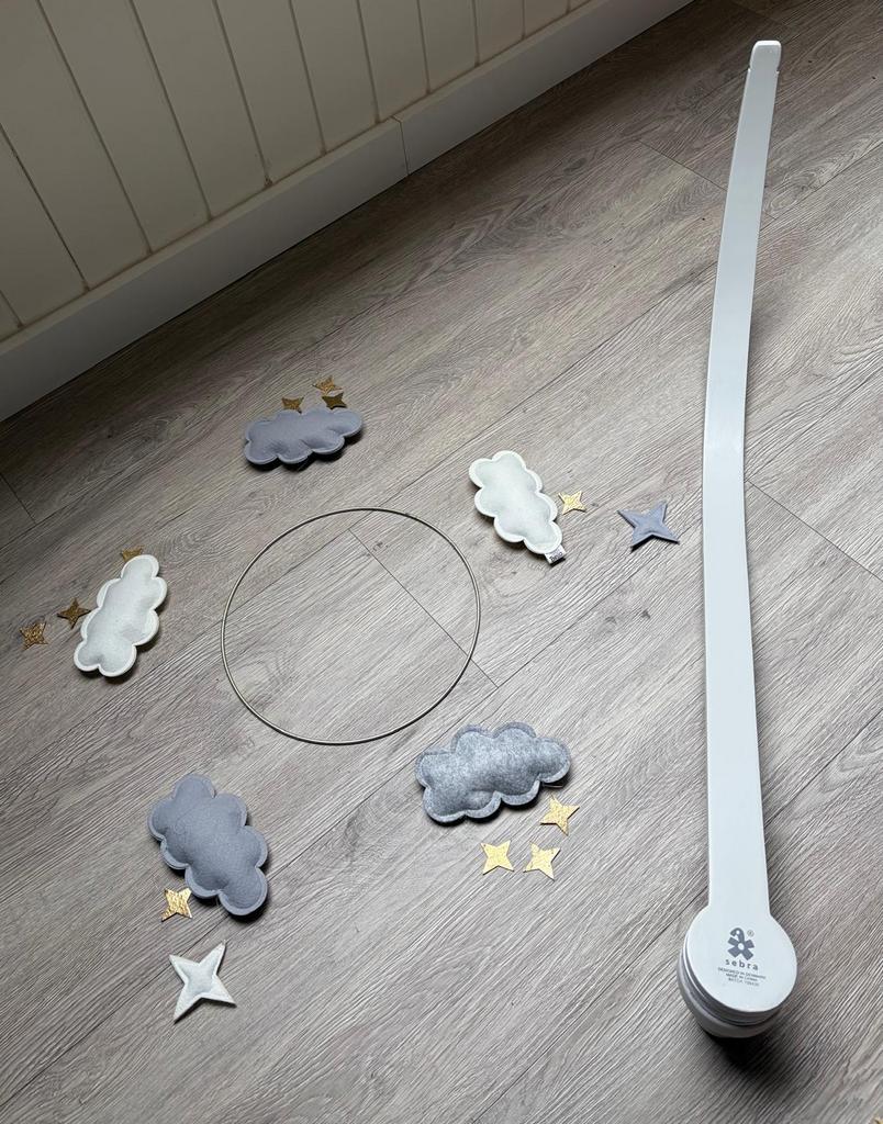 Sebra mobielhouder voor box (en Babybello mobiel), Ophalen, Zo goed als nieuw, Rond