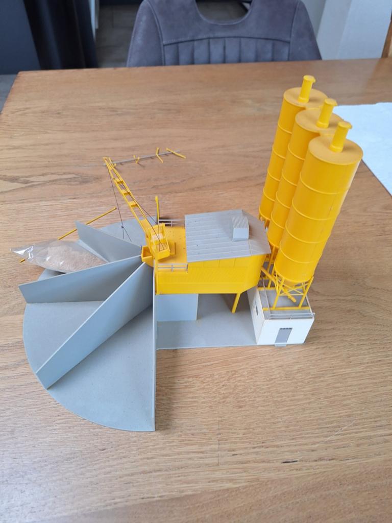 Faller H0 130905 Betoncentrale met silo's, Ophalen of Verzenden, Gebruikt, 1:50 tot 1:144