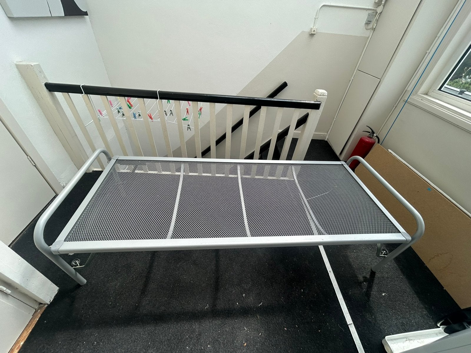 Inklap (1 persoons) bedden, Huis en Inrichting, Slaapkamer | Bedden, Ophalen, 90 cm, Eenpersoons, Zo goed als nieuw