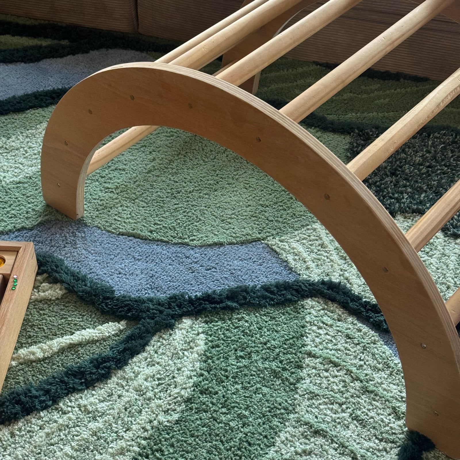 Houten klimrek/ klimboog, Kinderen en Baby's, Speelgoed | Houten speelgoed, Ophalen, Zo goed als nieuw, Rij- of Hobbelspeelgoed
