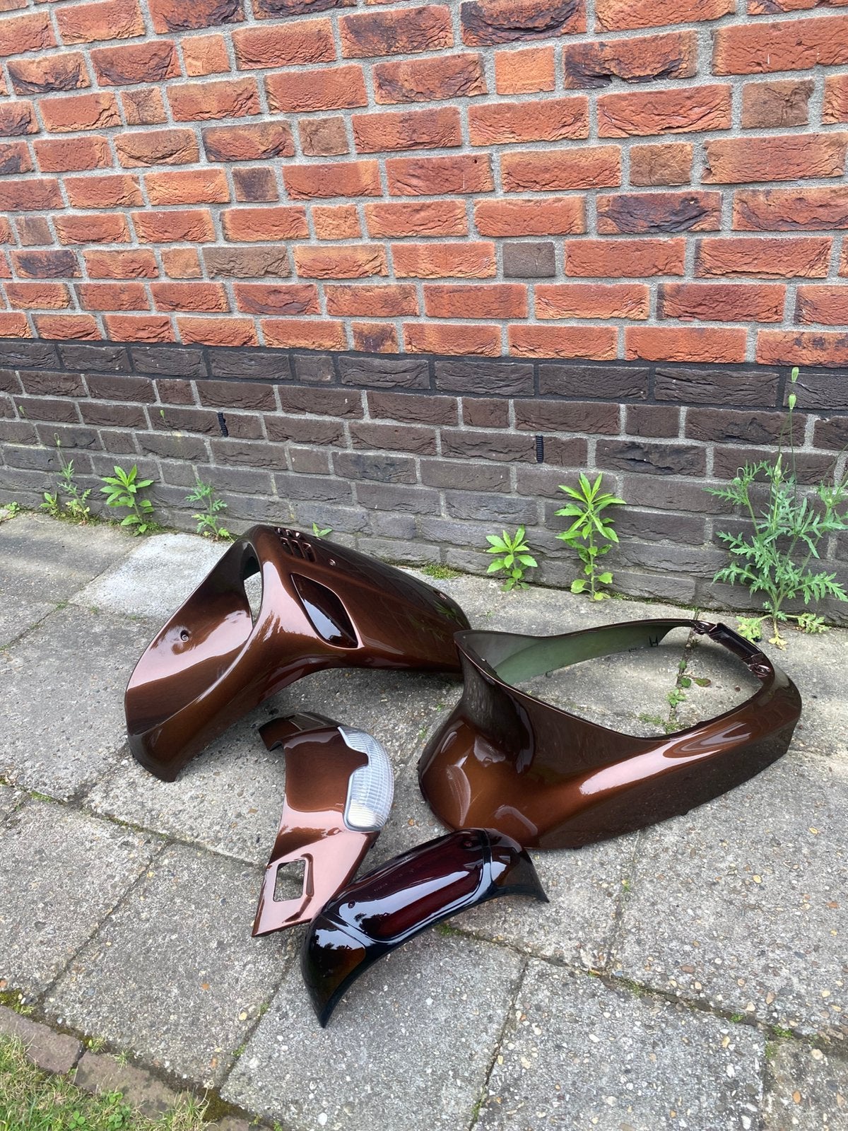 custom zip type 3 kappenset, Fietsen en Brommers, Brommeronderdelen | Algemeen, Zo goed als nieuw, Kap, Ophalen of Verzenden