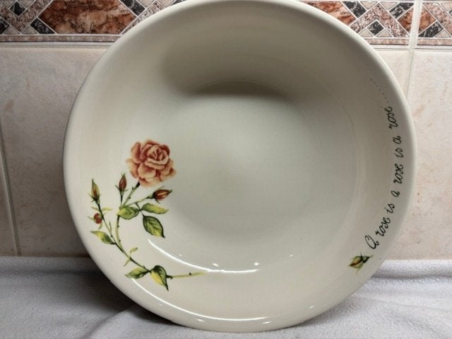 Salad Schaal Rose Jet, Ophalen of Verzenden