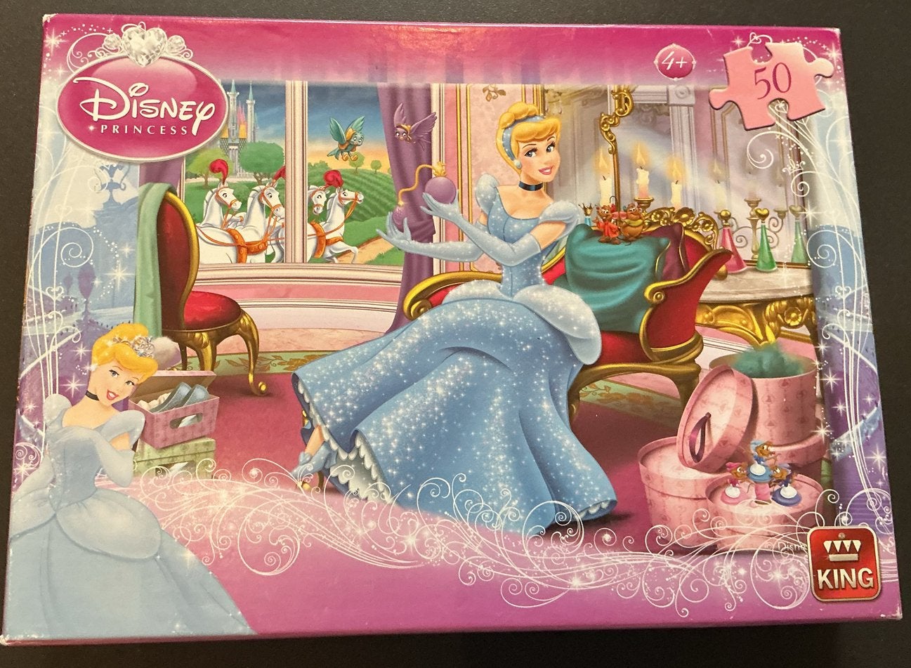 Disney Princess Assepoester Puzzel 50 stukjes, Ophalen of Verzenden, 10 tot 50 stukjes, Gebruikt, 4 tot 6 jaar
