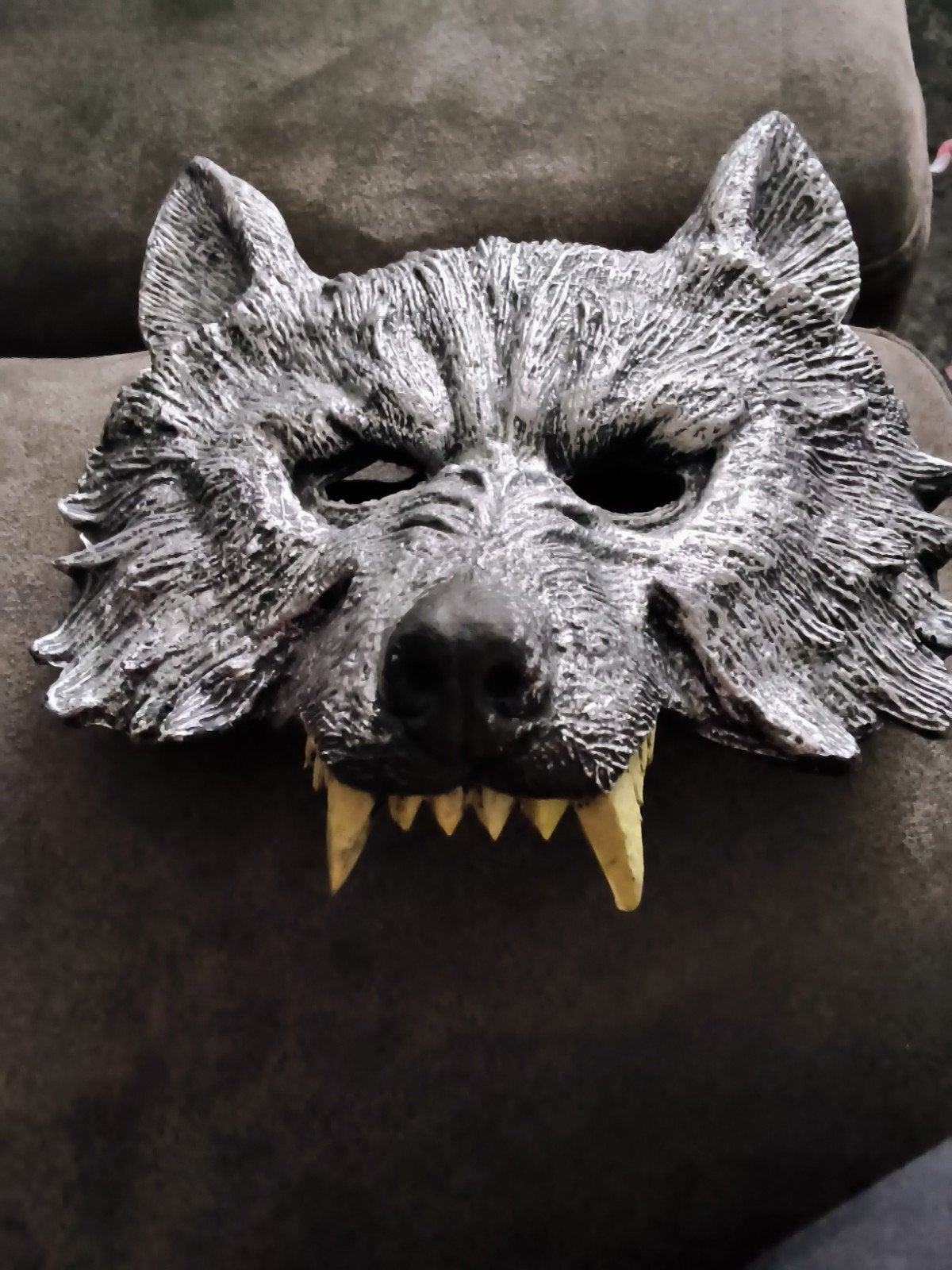 Griezelig Wolf Masker - Perfect voor Halloween of Feestjes, Ophalen of Verzenden, Gebruikt, Overige typen