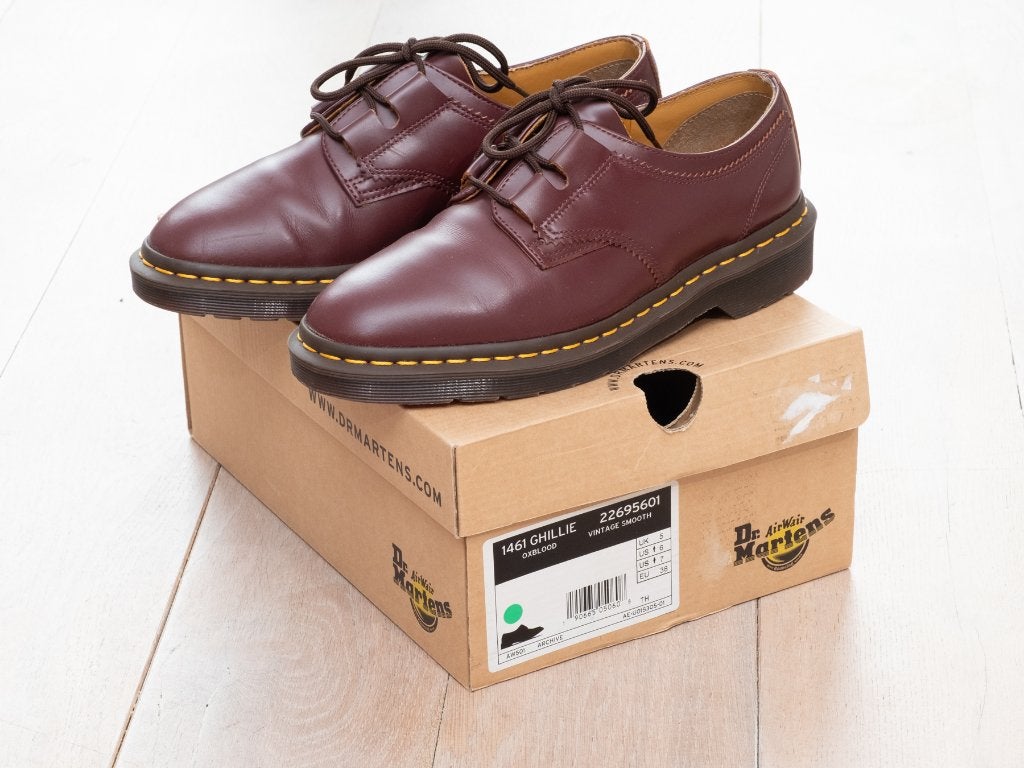 dr Martens 1461 Ghillie, Oxblood maat 38, Overige kleuren, Overige typen, Ophalen of Verzenden, Dr. Martens