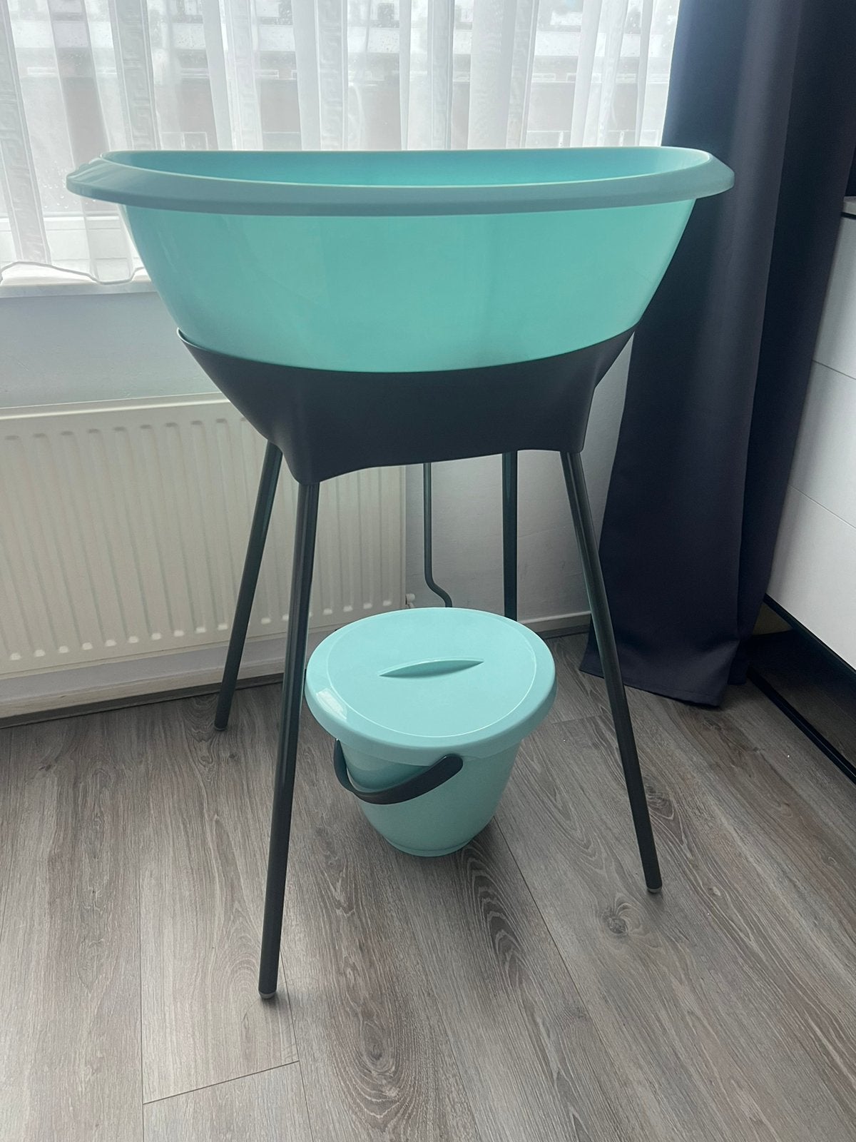 Luma badje incl standaard en toebehoren, Kinderen en Baby's, Ophalen of Verzenden, Zo goed als nieuw, Badje, Standaard