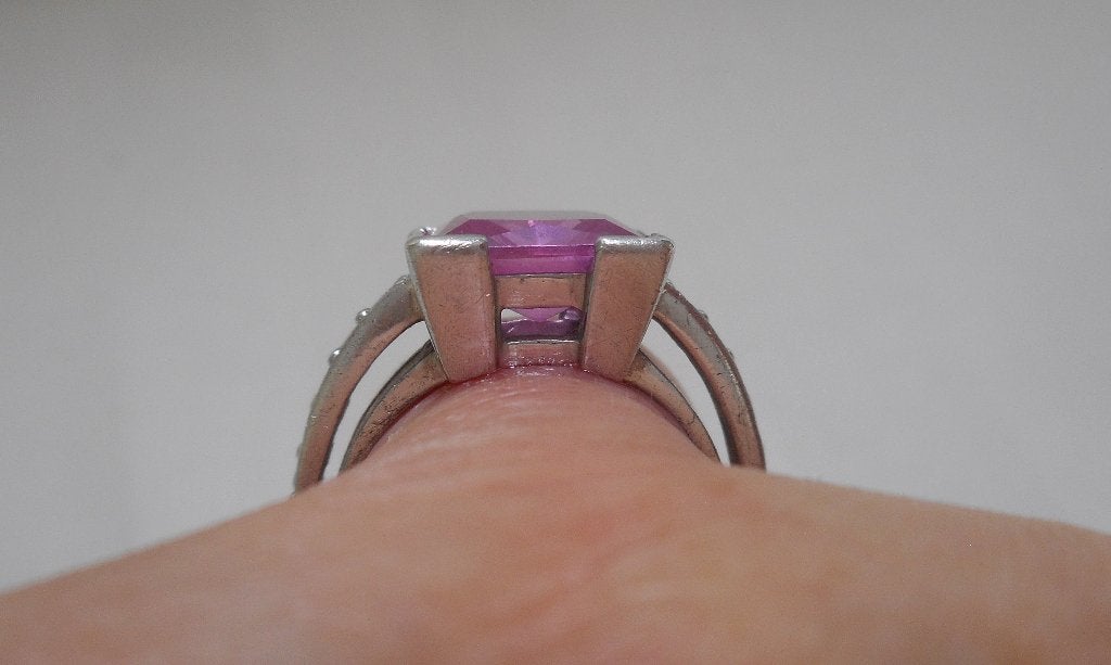 Zilveren Ti Sento ring met roze stenen nr.1011, Verzenden, Dame, Zilver, Zilver