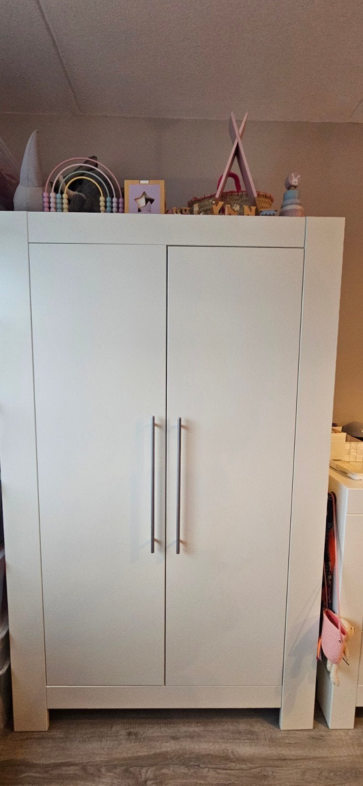 Bopita kledingkast en commode wit, Ophalen, Gebruikt, 50 tot 70 cm, 105 cm of meer