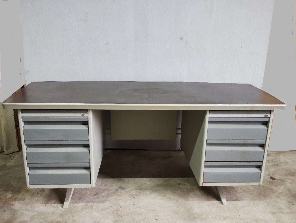 Zeldzaam Blerk President bureau Industrieel Vintage design, Huis en Inrichting, Bureaus, Ophalen, Overige typen, Gebruikt, Metaal