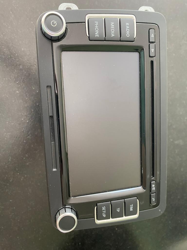 VW RCD 510 Radio/CD-speler met touchscreen en SD-kaartlezer, Ophalen of Verzenden, Gebruikt
