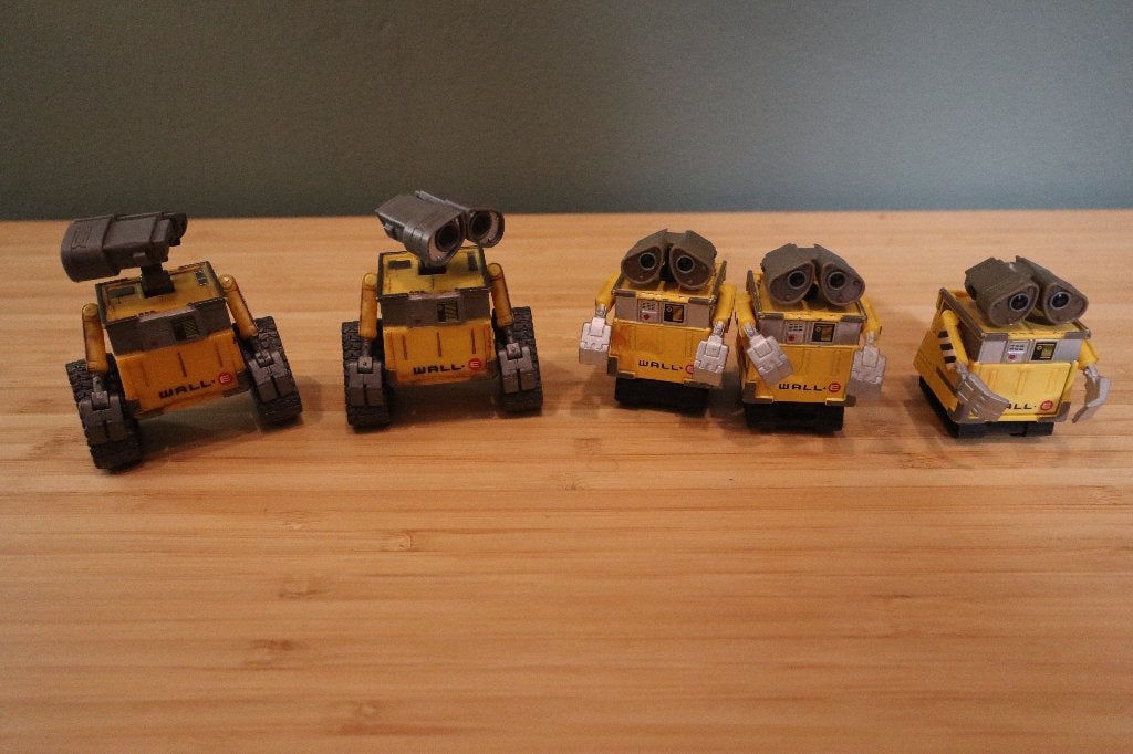 wall-e poppetjes, Ophalen of Verzenden, Gebruikt