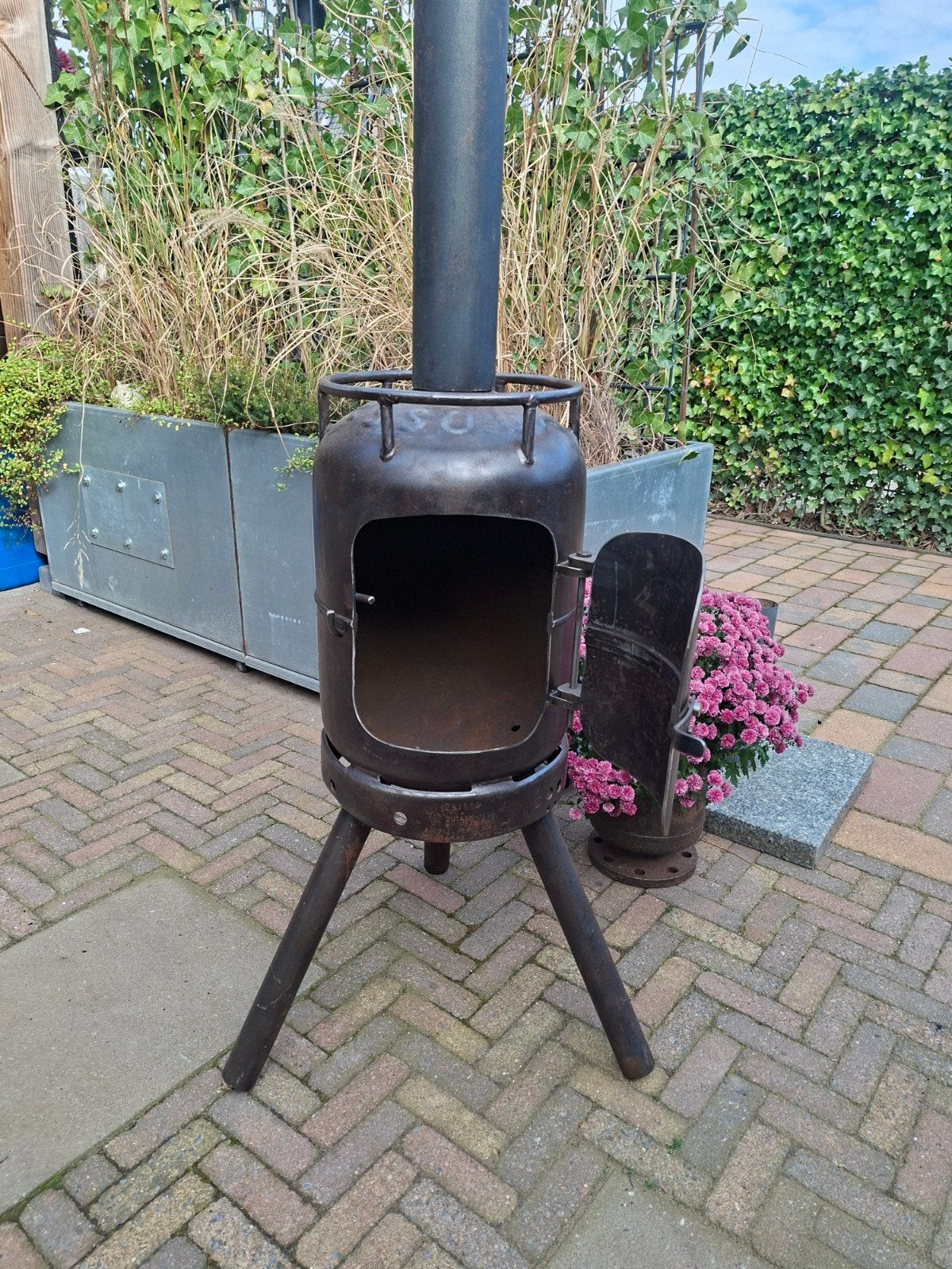 zeer mooie Tuinkachel.tuinhaard.terraskachel.vuurkorf, Ophalen of Verzenden, Nieuw
