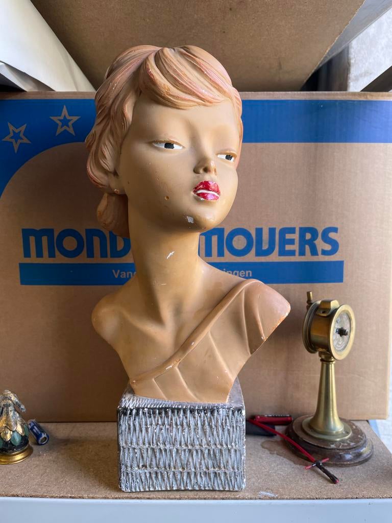 Mooi Art Deco Arnova beeld, Ophalen of Verzenden, Gebruikt, Mens