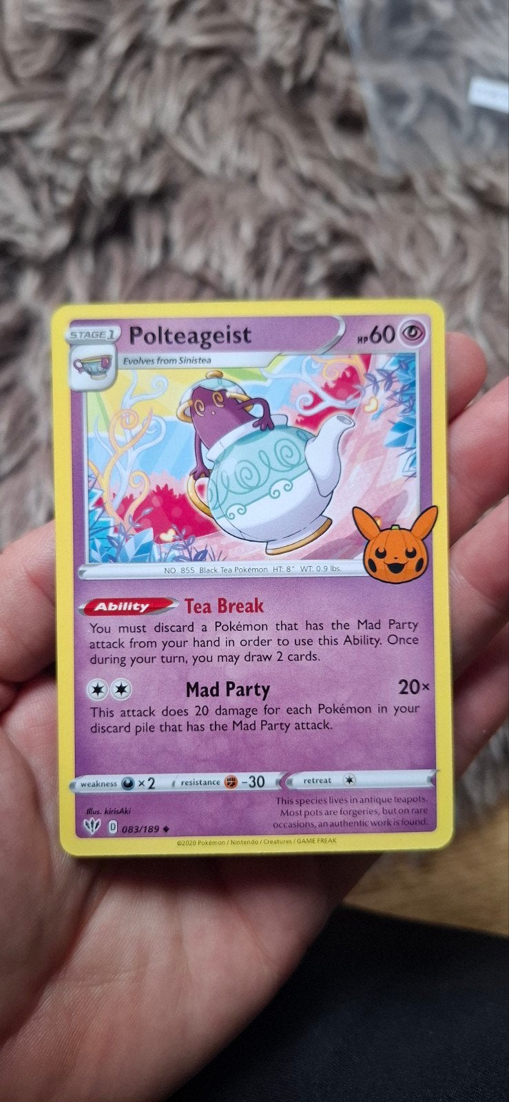 Trick Or Trade Polteageist, Ophalen of Verzenden, Zo goed als nieuw, Losse kaart