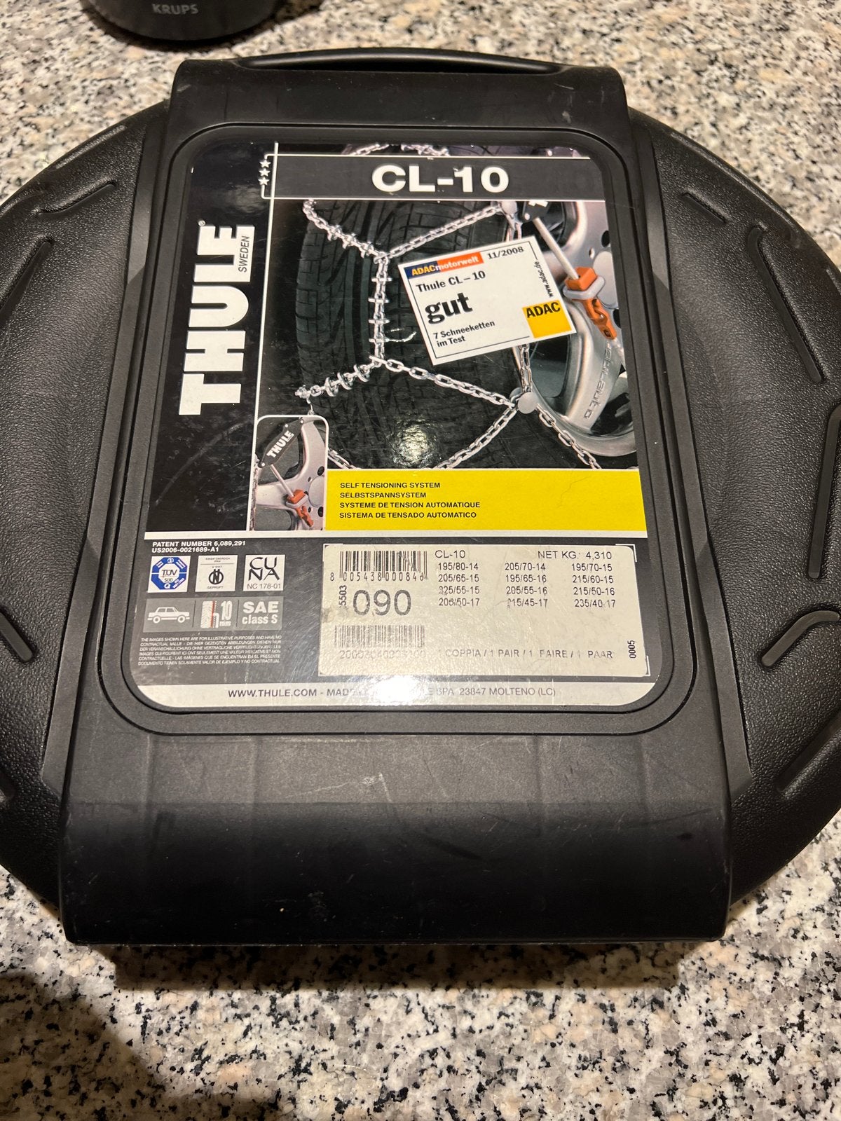 Thule CL-10 Sneeuwkettingen - Nieuw in doos, Ophalen of Verzenden, Nieuw