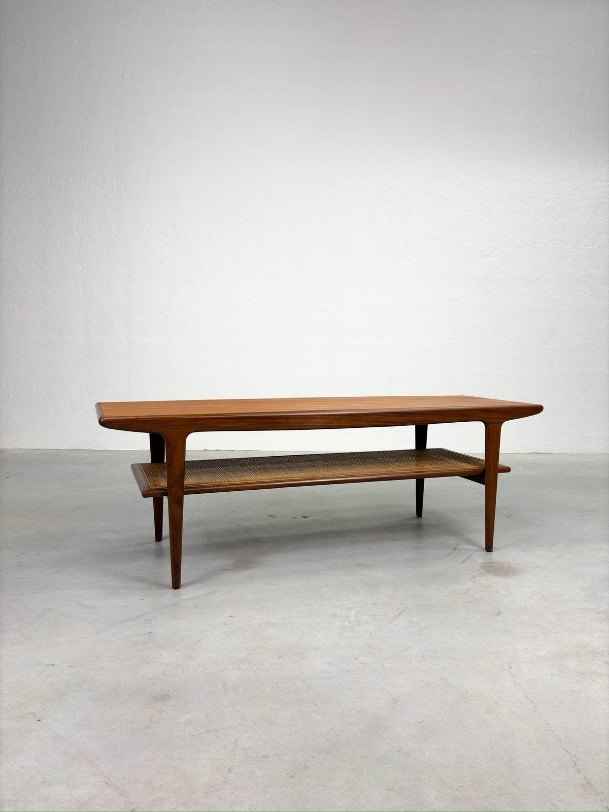 Vintage Salontafel in Deens Design Jaren 60, Huis en Inrichting, Tafels | Salontafels, Ophalen, 100 tot 150 cm, Deens design, Scandinavisch, Mid-century, Jaren 60