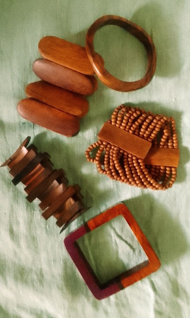 Houten Armbanden, Sieraden, Tassen en Uiterlijk, Armbanden, Ophalen of Verzenden, Zo goed als nieuw, Bruin, Hout