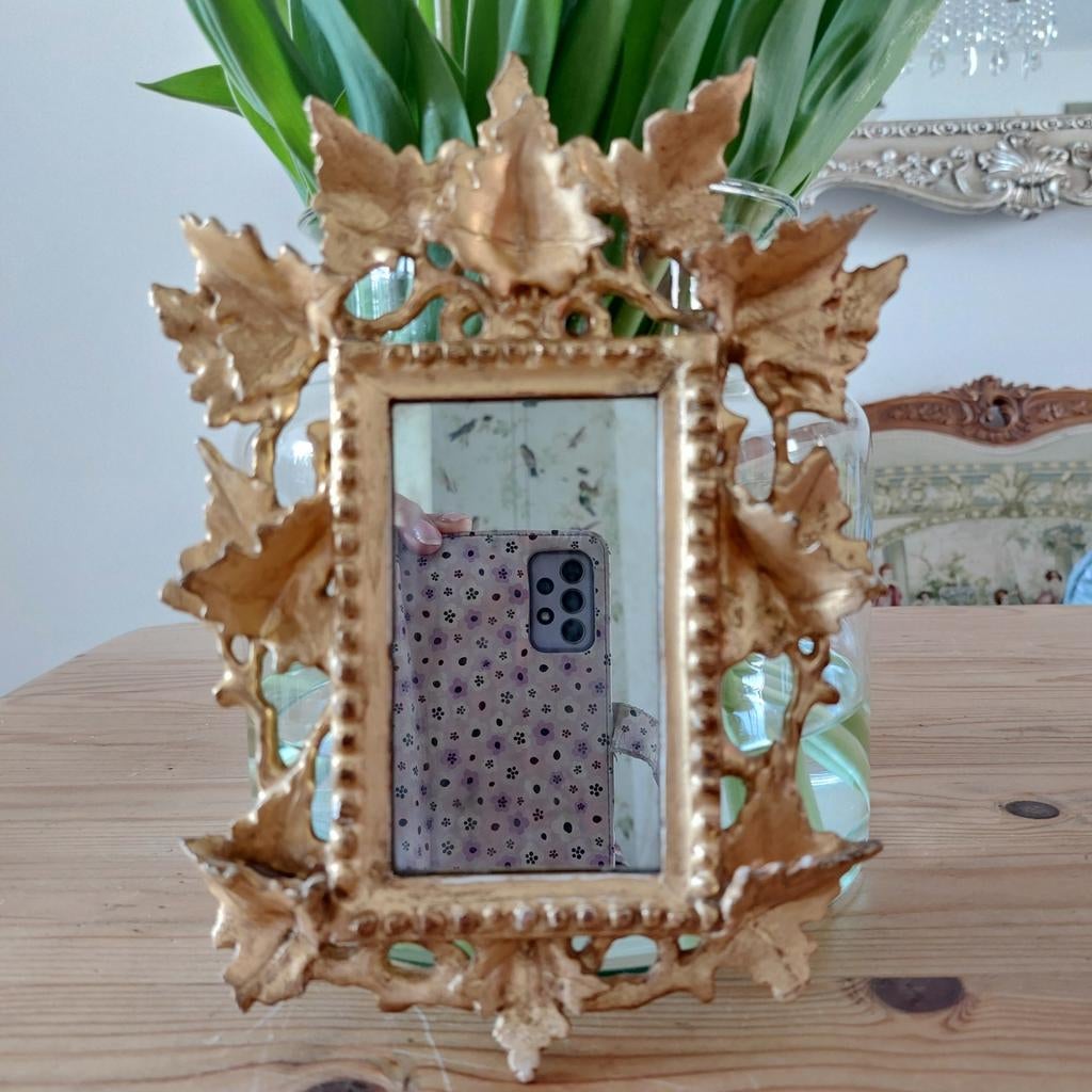Frans Bois dore spiegeltje., Ophalen, Ovaal, Minder dan 50 cm