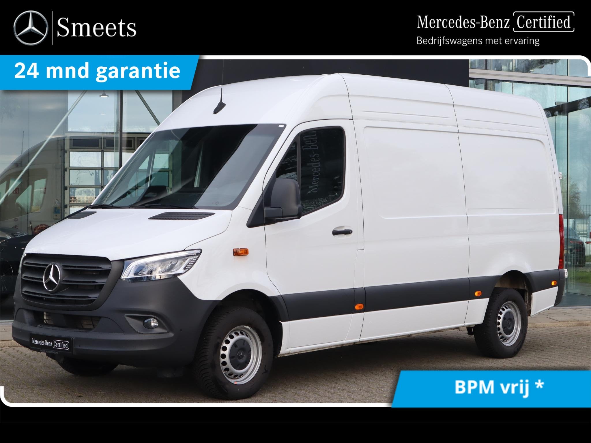 Mercedes-Benz Sprinter 317 CDI L2H2 LED AUT., Auto's, Automaat, 4 cilinders, Wit, Diesel