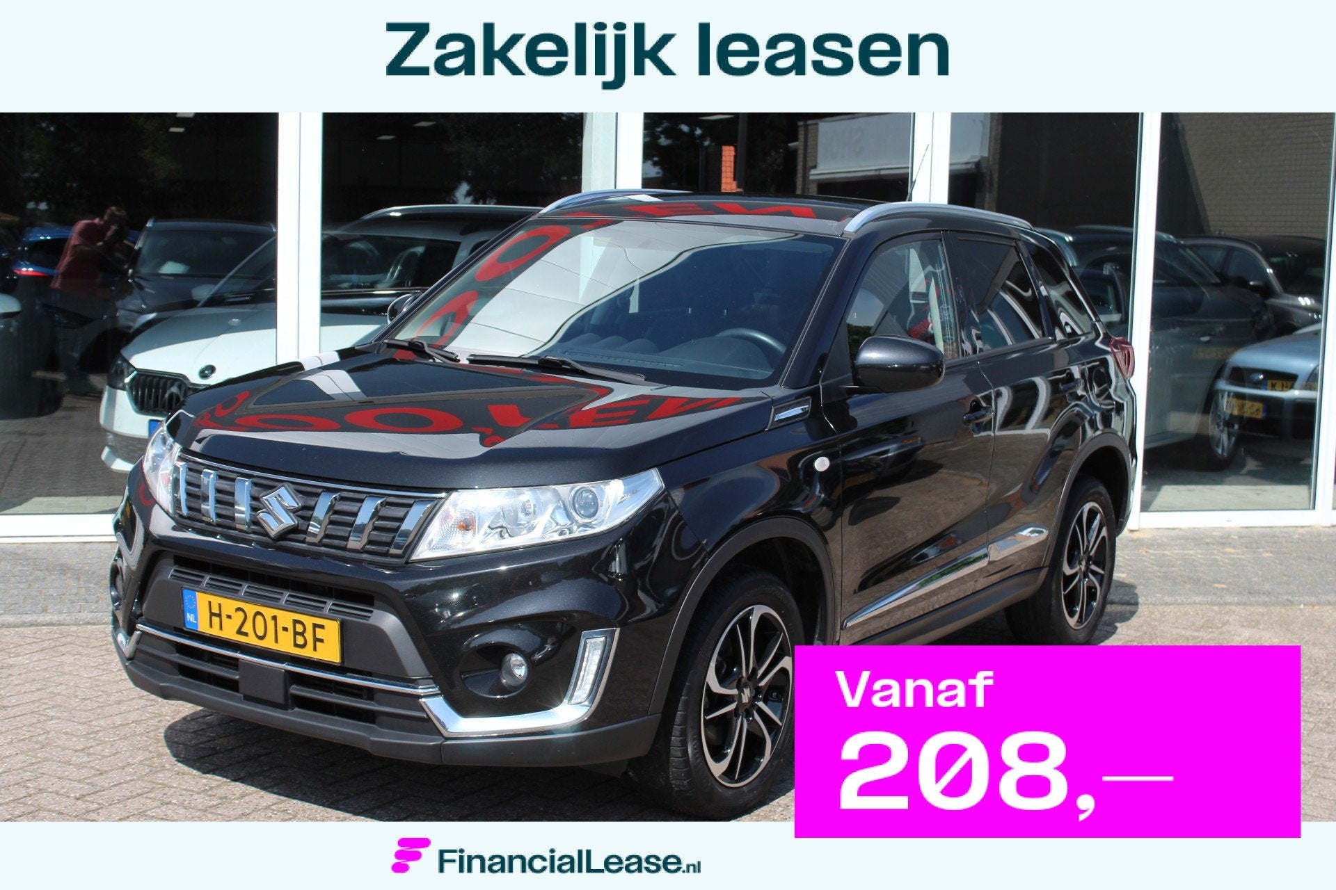 Suzuki Vitara 1.0 ECC//NAVI//CAMERA!, Voorwielaandrijving, Stof, Gebruikt, Euro 6