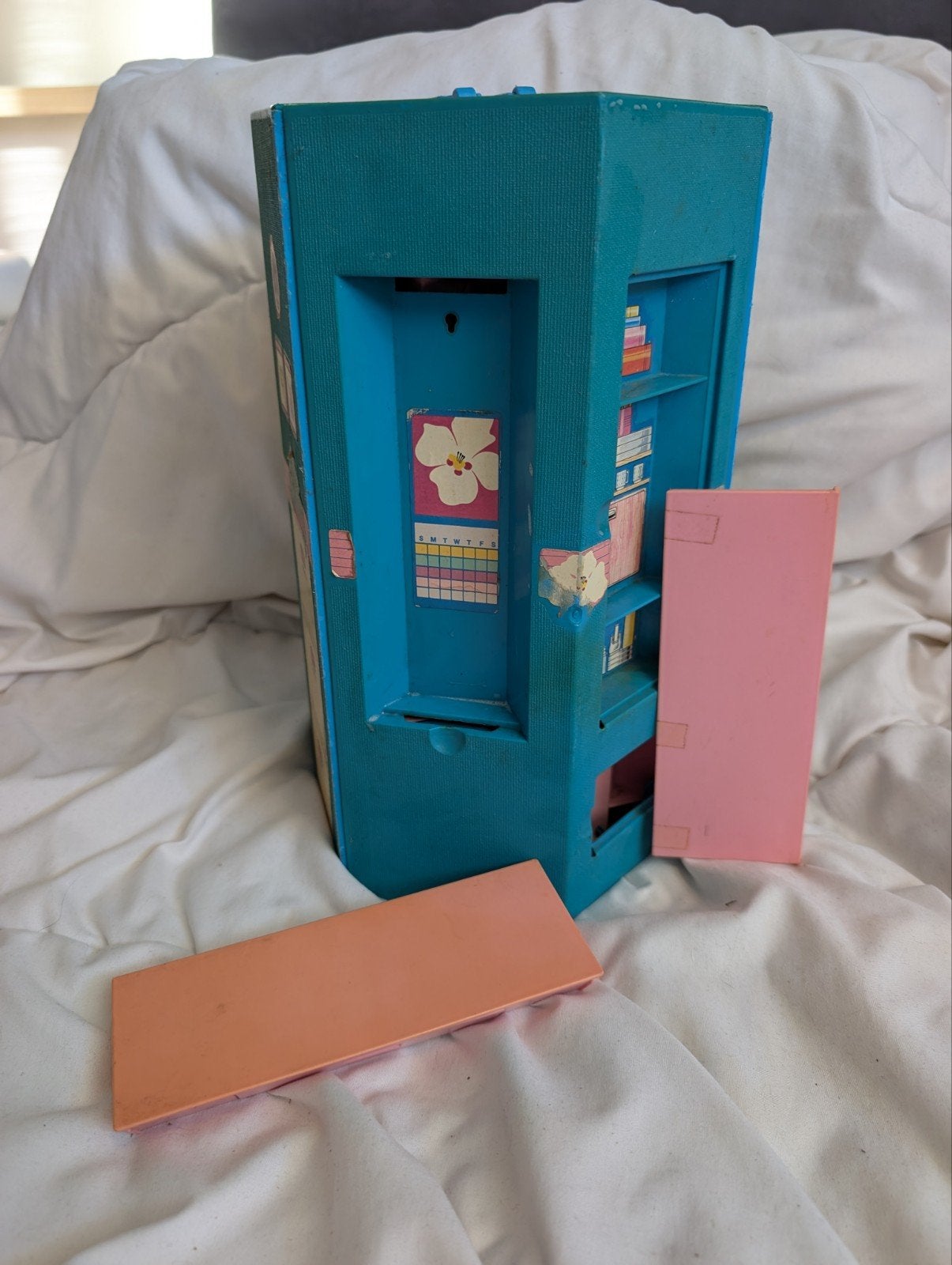 Vintage Barbie Slaapkamer Rolkit met Inklapbaar Bed, Kinderen en Baby's, Ophalen, Gebruikt, Barbie