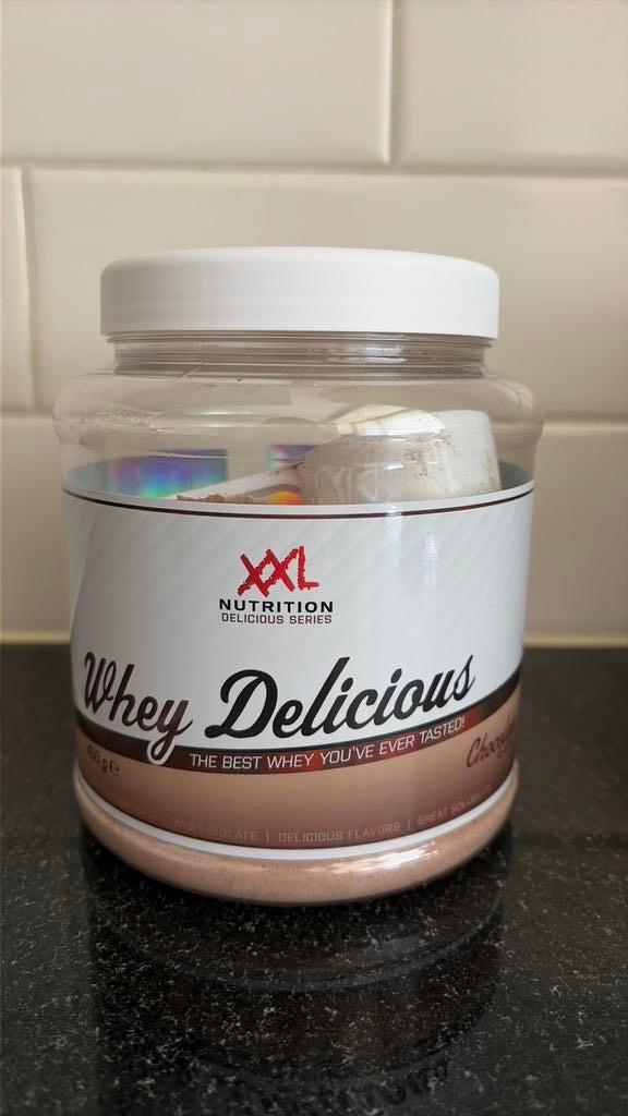 XXL Nutrition Whey (chocolade), Ophalen, Zo goed als nieuw, Poeder of Drank