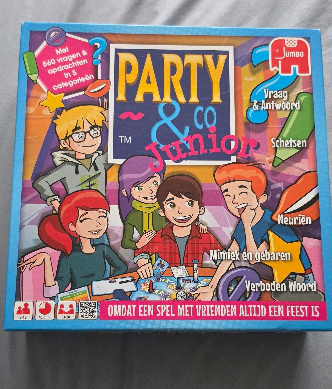 Party & Co Junior Jumbo, Drie of vier spelers, Ophalen of Verzenden, Zo goed als nieuw, Jumbo