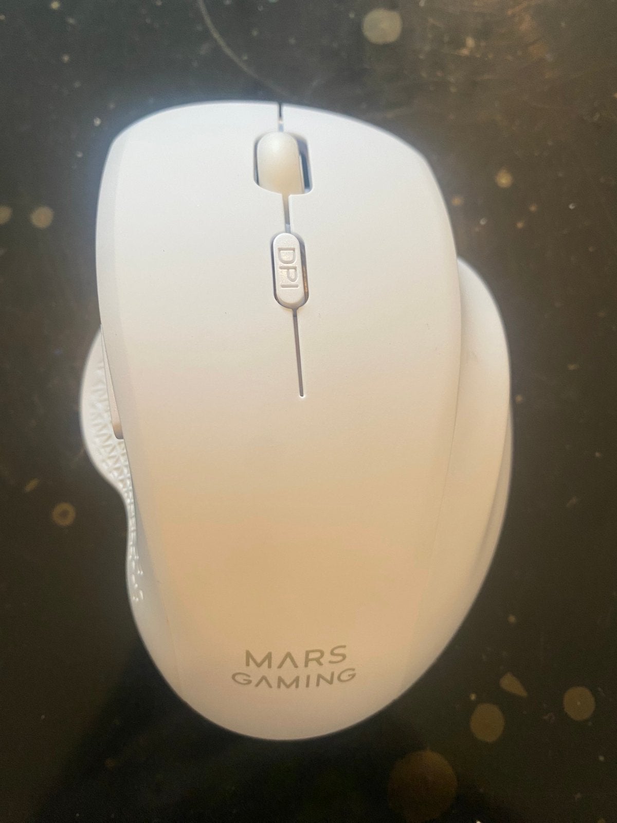 Witte Mars Gaming MMWERGOW draadloze ergonomische muis, Computers en Software, Muizen, Rechtshandig, Muis, Ergonomisch, Ophalen of Verzenden