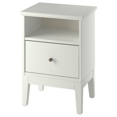 IKEA Idanas Nachtkastje - Wit, Minder dan 45 cm, Zo goed als nieuw, Hout, 55 tot 70 cm