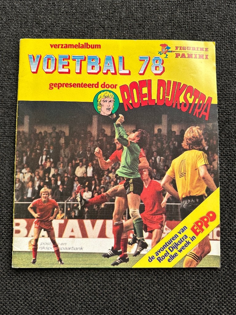 Voetbal 78 Panini Leeg Album met bestelbon!, Verzamelen, Sportartikelen en Voetbal, Ophalen of Verzenden, Zo goed als nieuw, Buitenlandse clubs