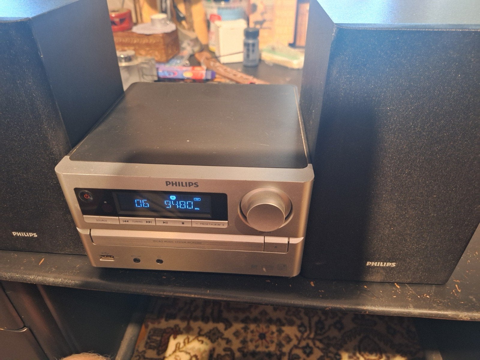 Philips Microset met Speakers - Zo goed als nieuw, Audio, Tv en Foto, Philips, Microset, Ophalen of Verzenden, Zo goed als nieuw