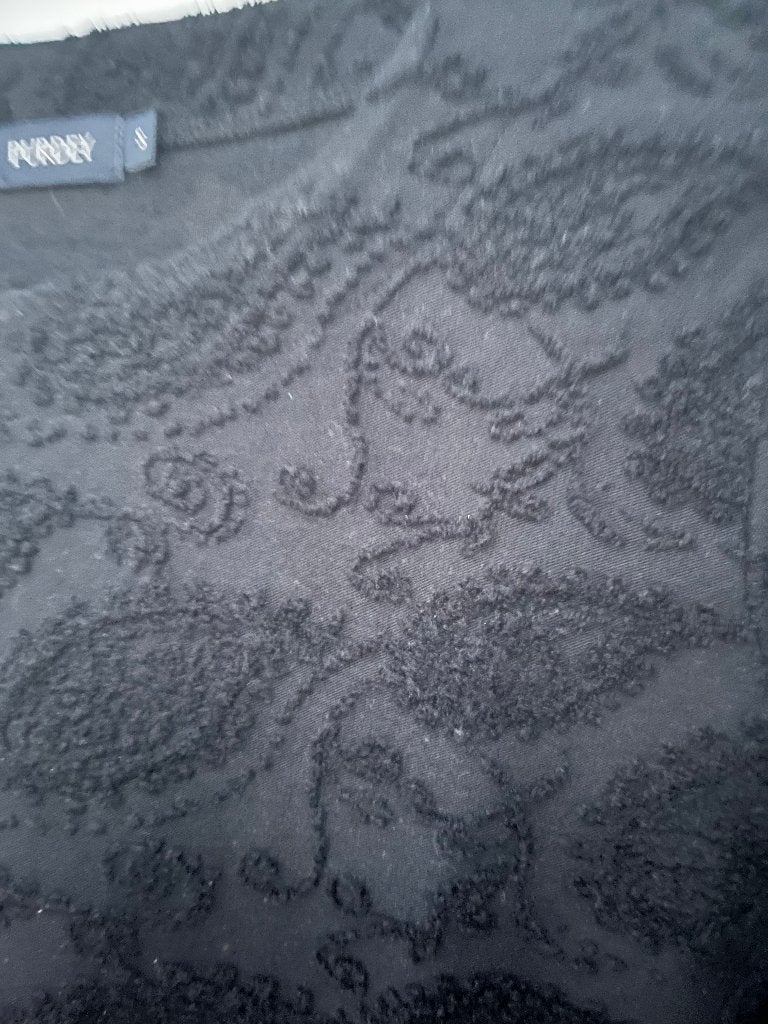 Purdey shirt lange mouw zwart ton sur ton paisley motief, Zwart, Ophalen of Verzenden, Zo goed als nieuw, Purdey