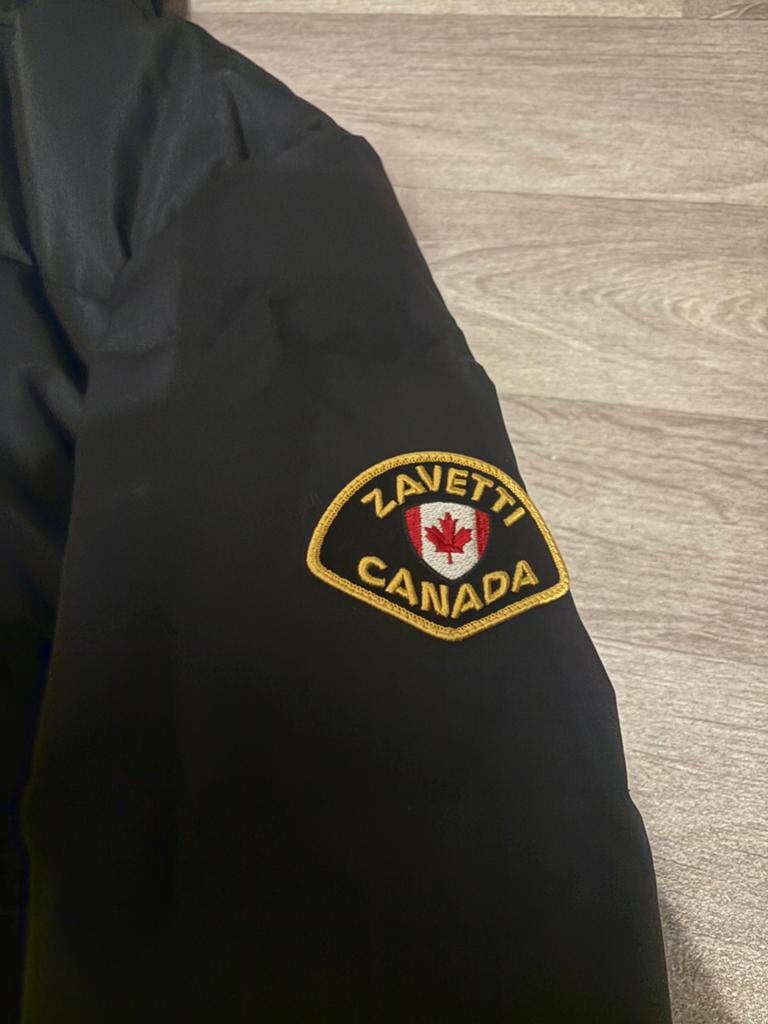 Zavetti Canada winterjas met bontkraag - Maat L, Ophalen of Verzenden, Zo goed als nieuw, Maat 52/54 (L), Zwart