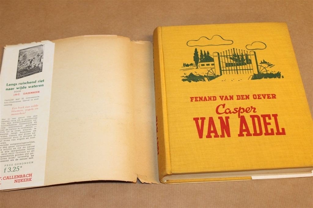 Casper van Adel — Roman van F. van den Oever, 1e Druk 1940, Ophalen of Verzenden, Gelezen