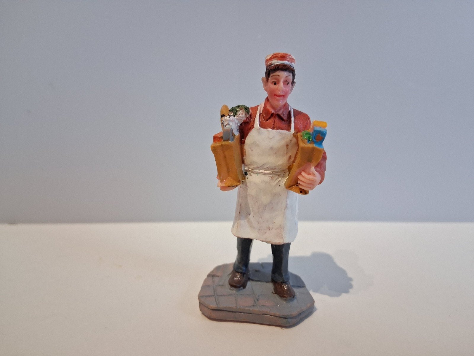 Lemax Grocery Boy #12485, Ophalen of Verzenden, Gebruikt